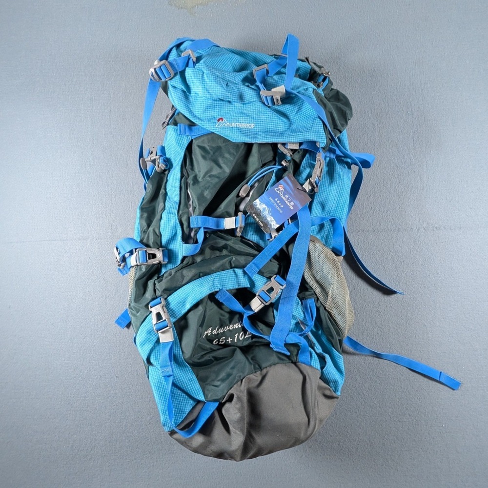 Mountaintop Adventure Backpack Unisex 65 + 10L Hiking Internal Frame NWT
